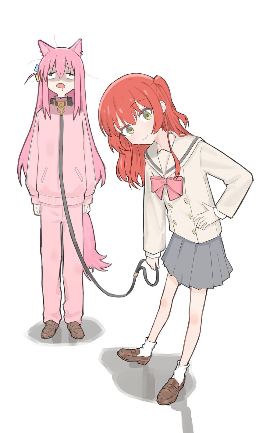 gotoh hitori and kita ikuyo (bocchi the rock!) drawn by kenharu