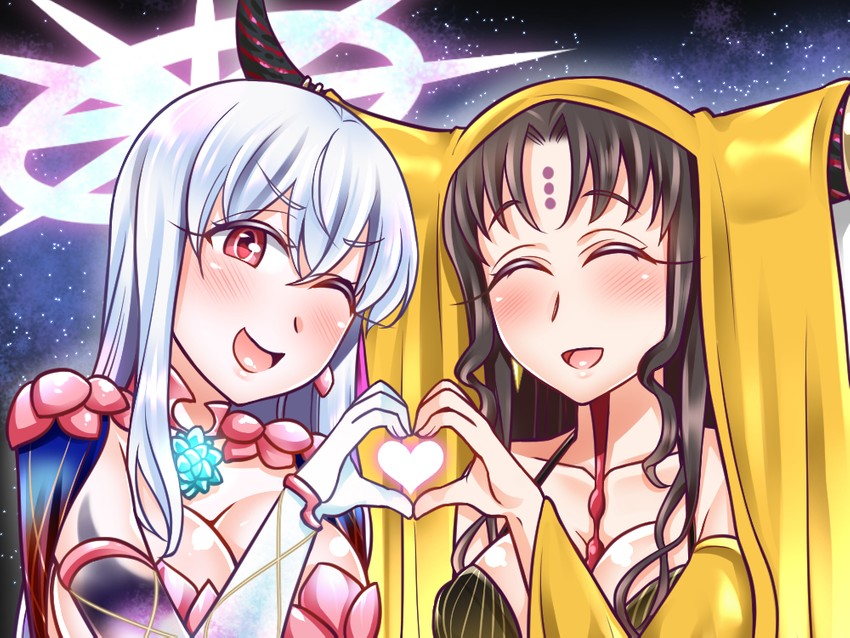 sessyoin kiara and kama (fate and 3 more) drawn by yakisobapan_tarou_&_negitoro-ko