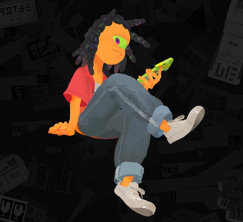 murch (splatoon and 1 more) drawn by inoue_seita