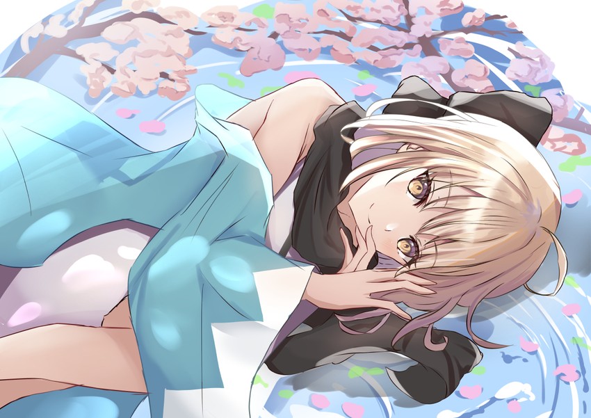 okita souji (fate and 2 more) drawn by kaedemaru