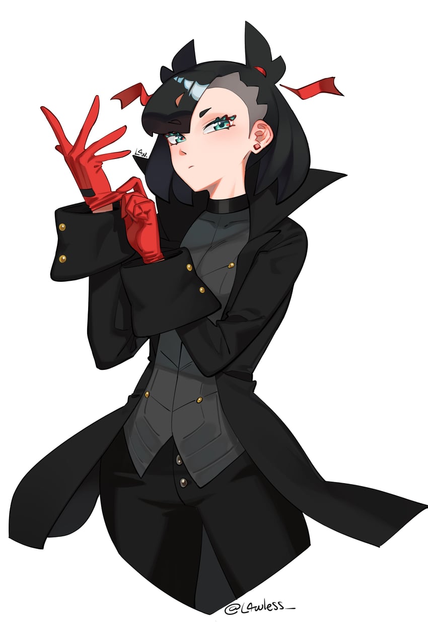 marnie, amamiya ren, and joker (pokemon and 3 more) drawn by l4wless