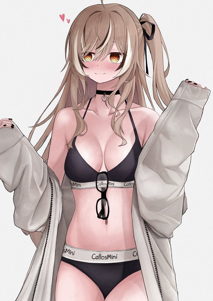 nanashi mumei (hololive and 1 more) drawn by unmeidesu