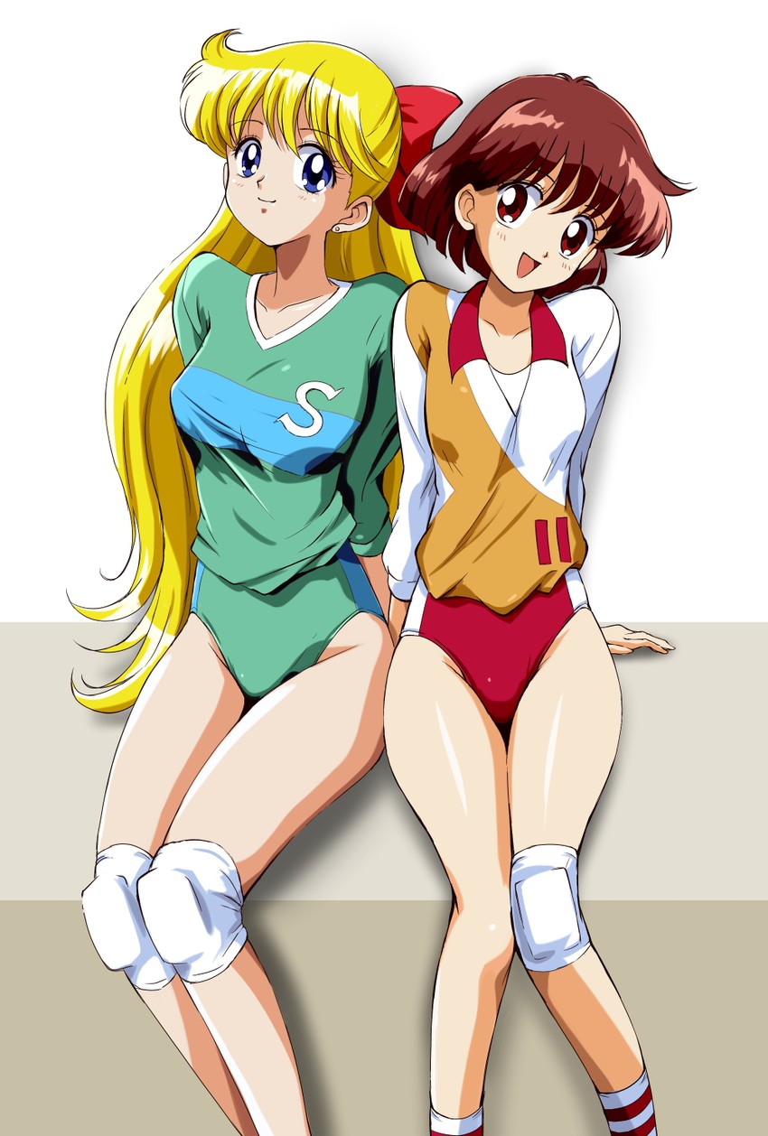 aino minako and matsunaga tomomi (bishoujo senshi sailor moon and 1 more) drawn by kinfuji