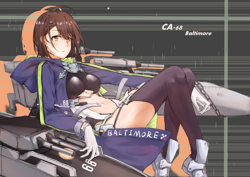 baltimore (azur lane) drawn by yuking