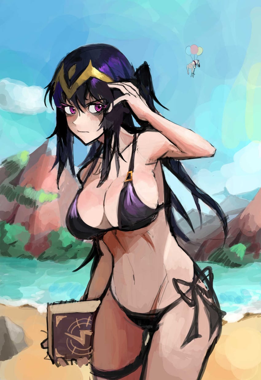 female robin and tharja (fire emblem and 2 more) drawn by saiykik