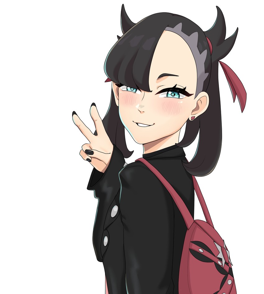 marnie (pokemon and 1 more) drawn by hikikomoriamy