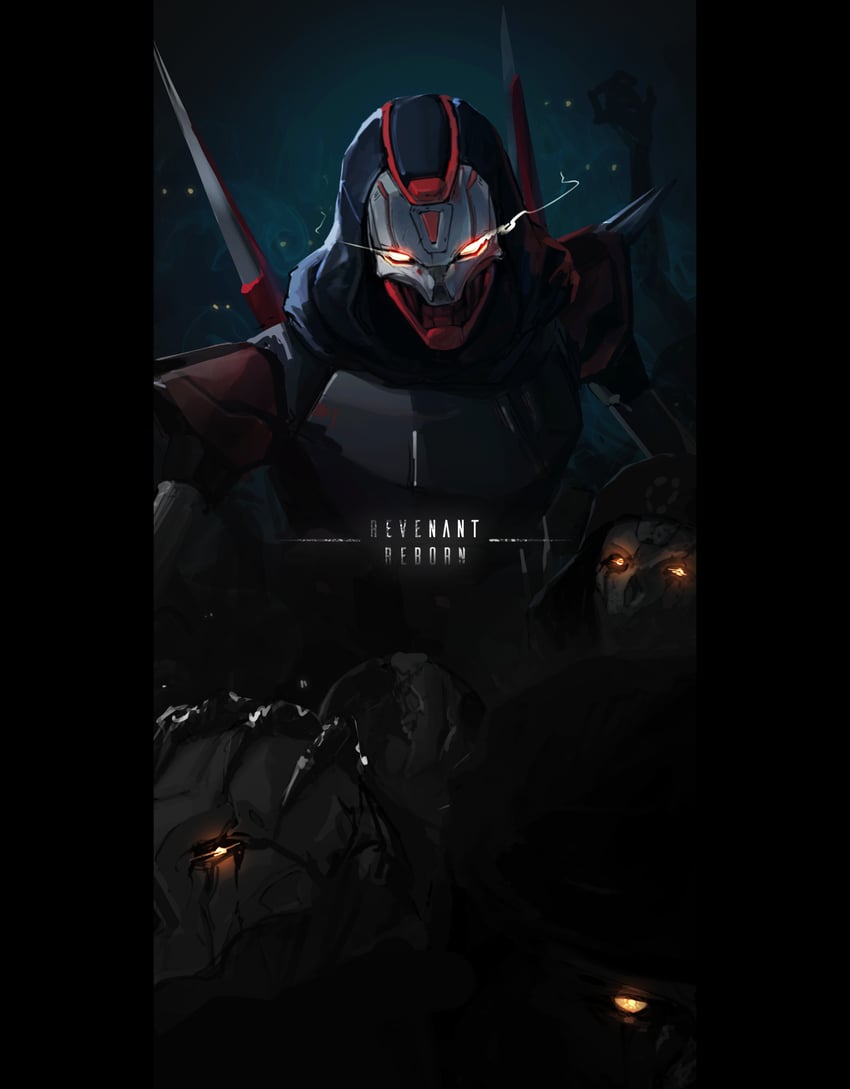 revenant and classic revenant (apex legends) drawn by reborns