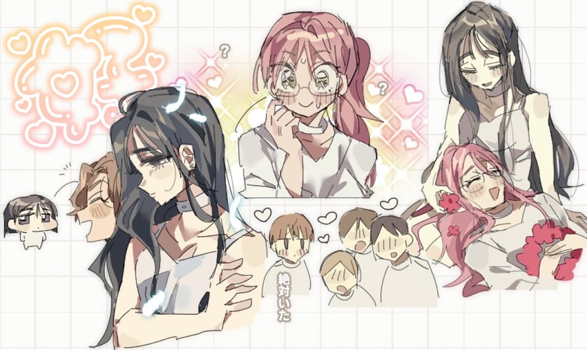 sua, mizi, and acorn (alien stage) drawn by dokusuji_(kw9onou58)