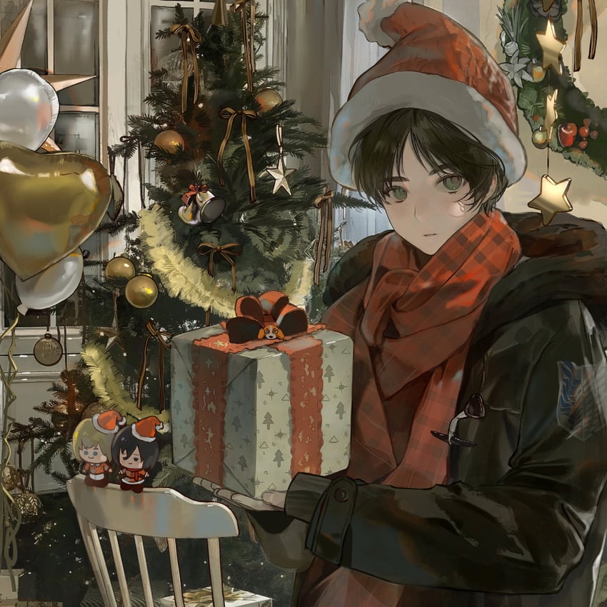 mikasa ackerman, eren yeager, and armin arlert (shingeki no kyojin) drawn by kiyoshi_st