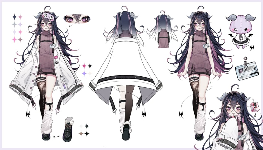 beryl beru (indie virtual youtuber) drawn by moenaomii_(artist)