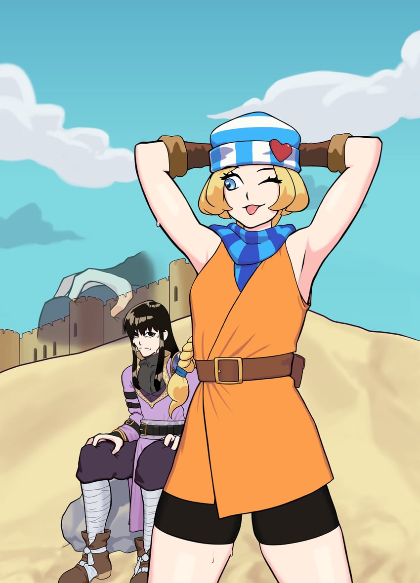 patty and shannan (fire emblem and 1 more) drawn by odatakai