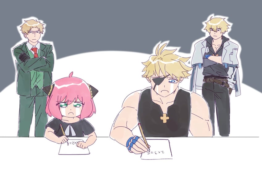 anya, twilight, ky kiske, and sin kiske (guilty gear and 1 more) drawn by tazuransi