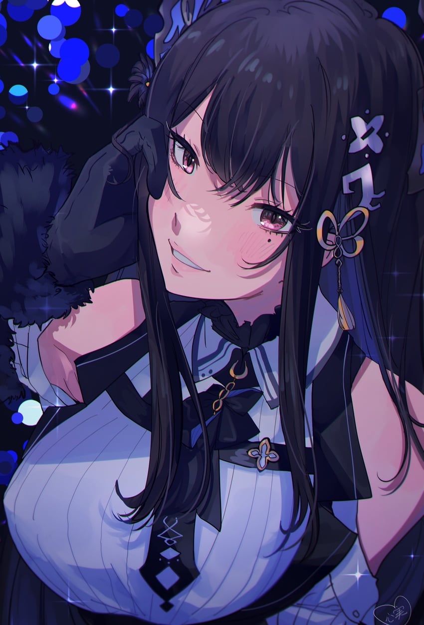 nerissa ravencroft (hololive and 1 more) drawn by kokomi_(aniesuakkaman)