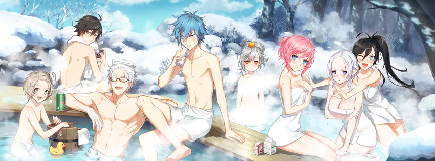 seulbi lee, levia, tina, yuri seo, mistilteinn, and 3 more (closers) drawn by red_star_alliance
