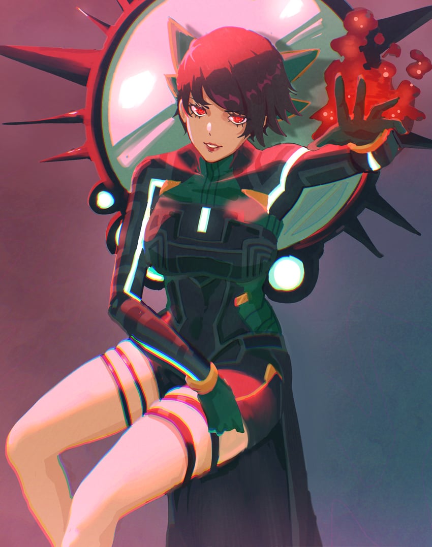 hiromine yoko (shin megami tensei and 2 more) drawn by nitsuga_zenitram