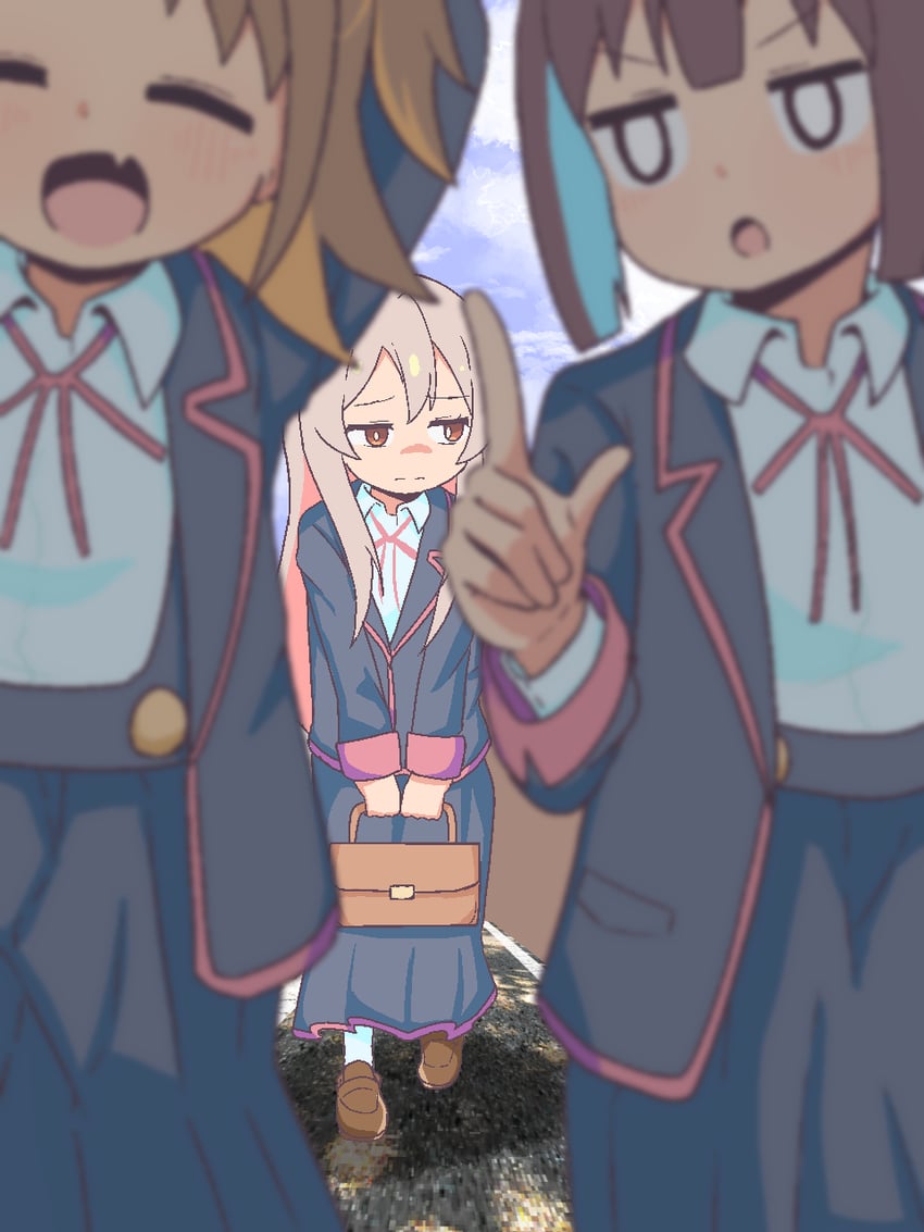 oyama mahiro, hozuki momiji, and oka asahi (onii-chan wa oshimai!) drawn by namari_siro