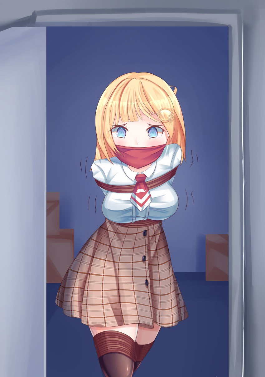 watson amelia (hololive and 1 more) drawn by kirbysquad101