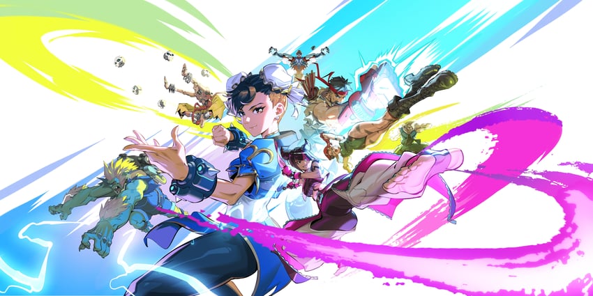 chun-li, cammy white, han juri, ryu, widowmaker, and 11 more (street fighter and 1 more)