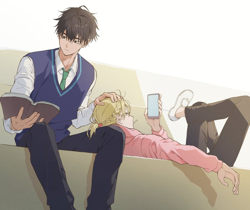 baek eunyung and goh haejoon (no home) drawn by 5_taku