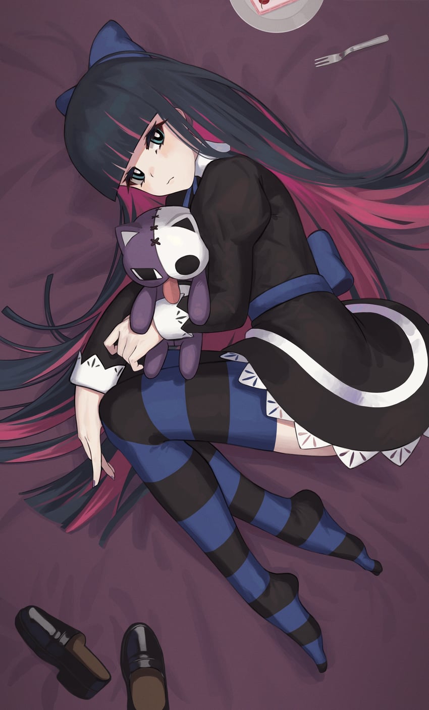 stocking and honekoneko (panty & stocking with garterbelt) drawn by ziddol