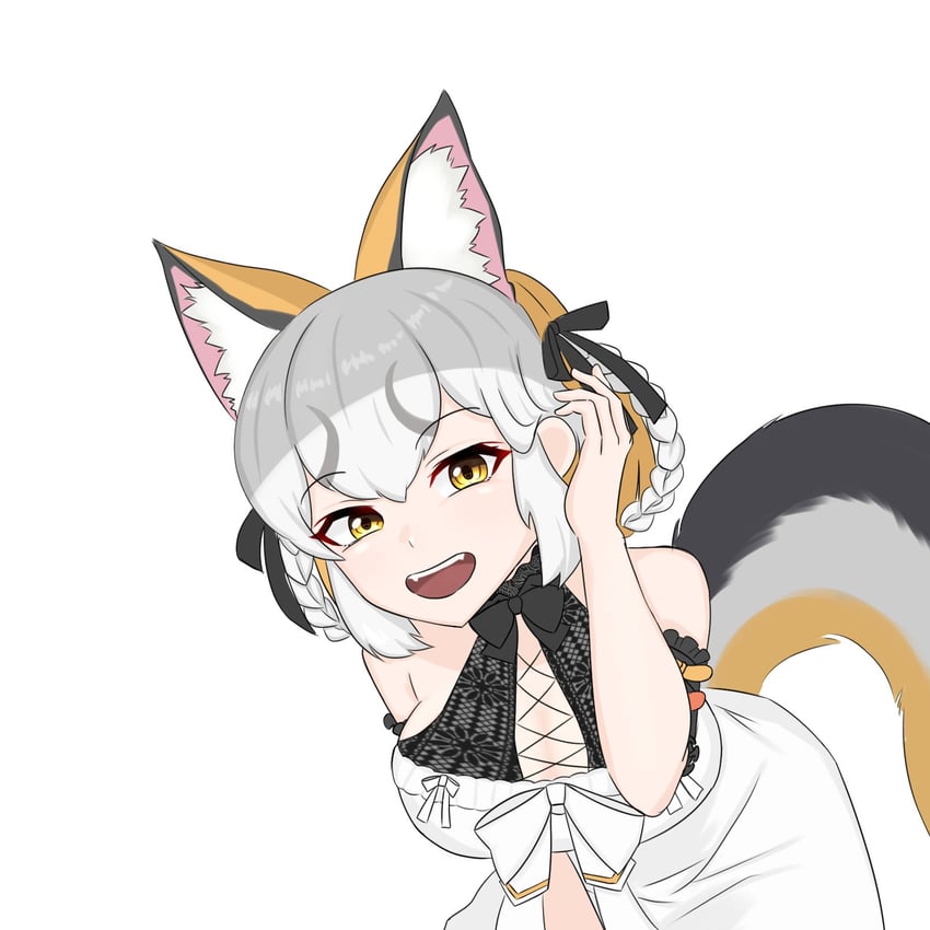 island fox (kemono friends and 1 more) drawn by tengt_e
