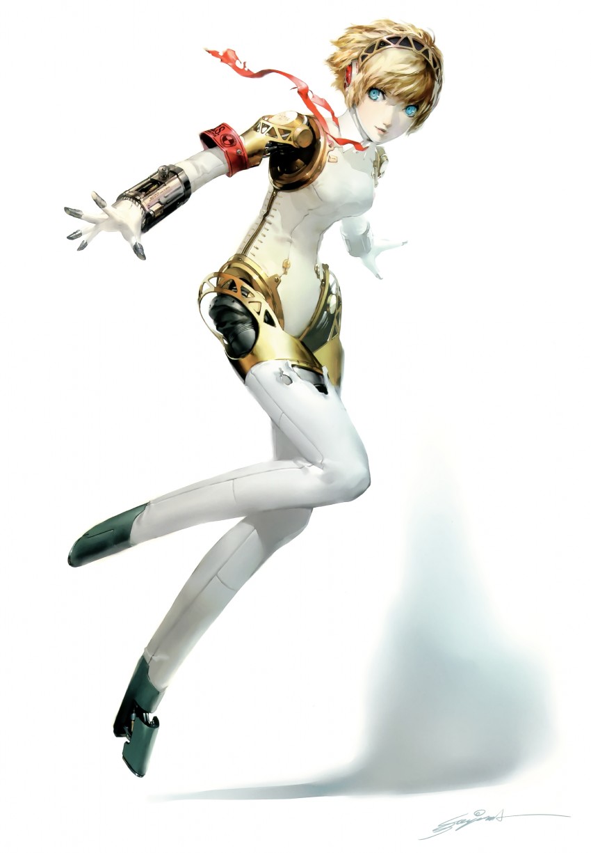 aigis (persona and 1 more) drawn by soejima_shigenori