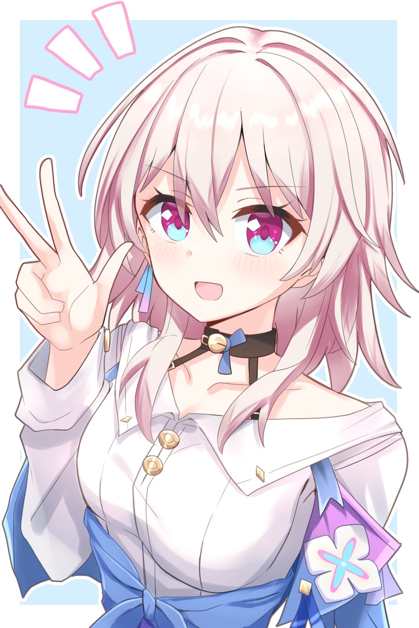 march 7th (honkai and 1 more) drawn by keemaru_(k_maru1022holo)