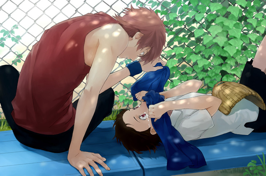 konno makoto and mamiya chiaki (toki wo kakeru shoujo) drawn by habuki