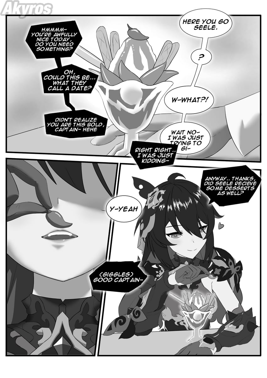 seele vollerei, seele, and captain (original and 2 more) drawn by akyros