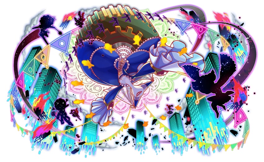 walpurgisnacht and walpurgisnacht's familiars (mahou shoujo madoka magica and 1 more)