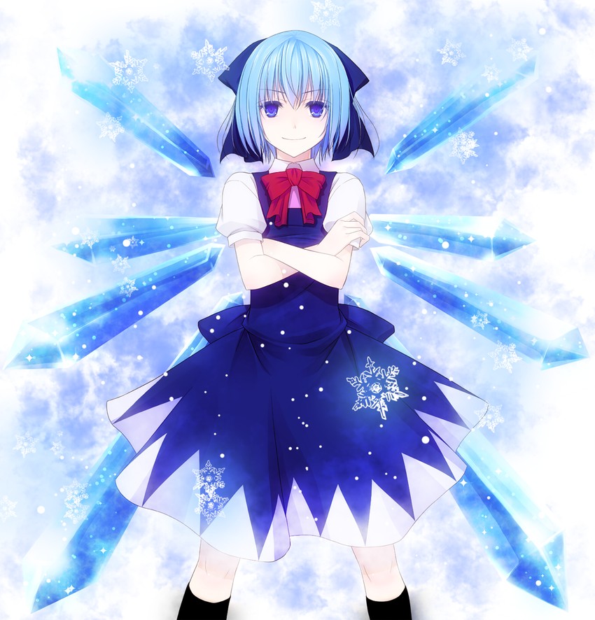 cirno (touhou) drawn by crote