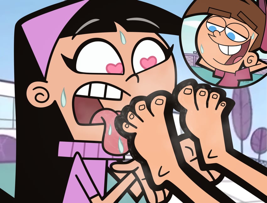 timmy turner and trixie tang (the fairly oddparents) drawn by terryholiwanda
