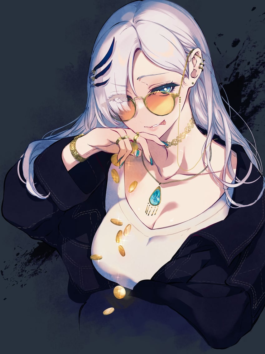 pavolia reine (hololive and 2 more) drawn by pochi_(pochi-goya)