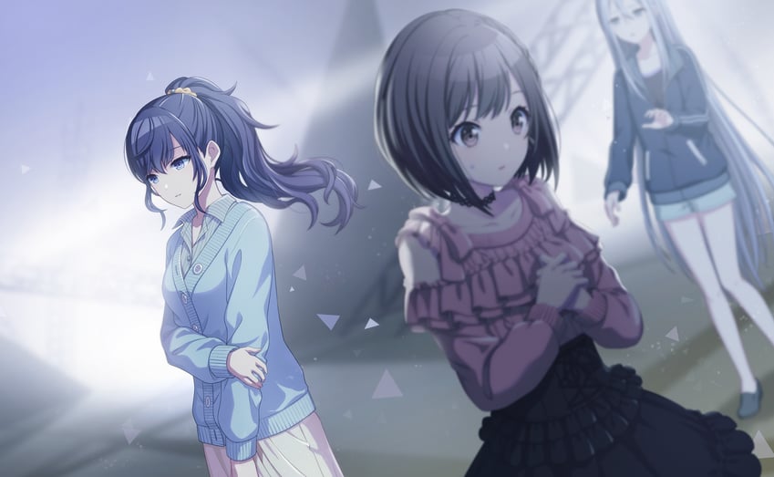 asahina mafuyu, shinonome ena, and yoisaki kanade (project sekai) drawn by colorful_palette