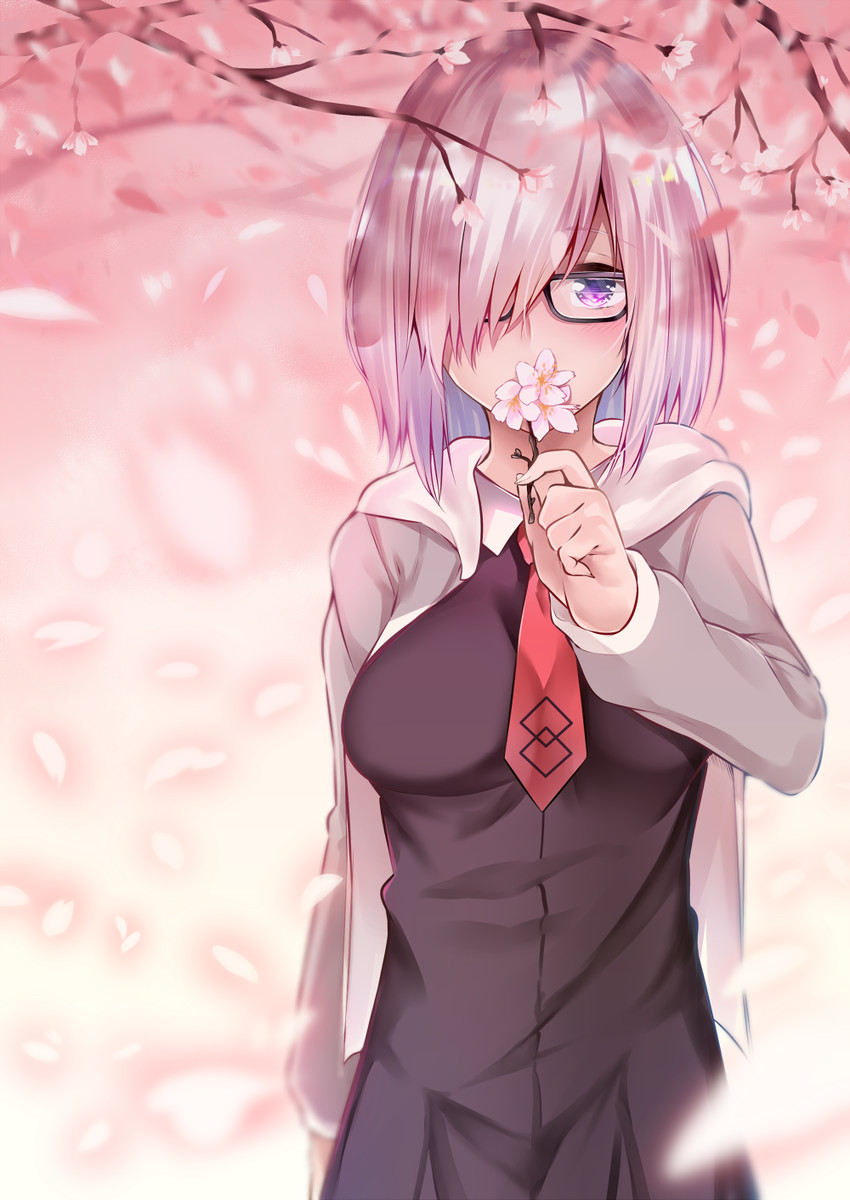 mash kyrielight (fate and 1 more) drawn by len_(hand_linke)