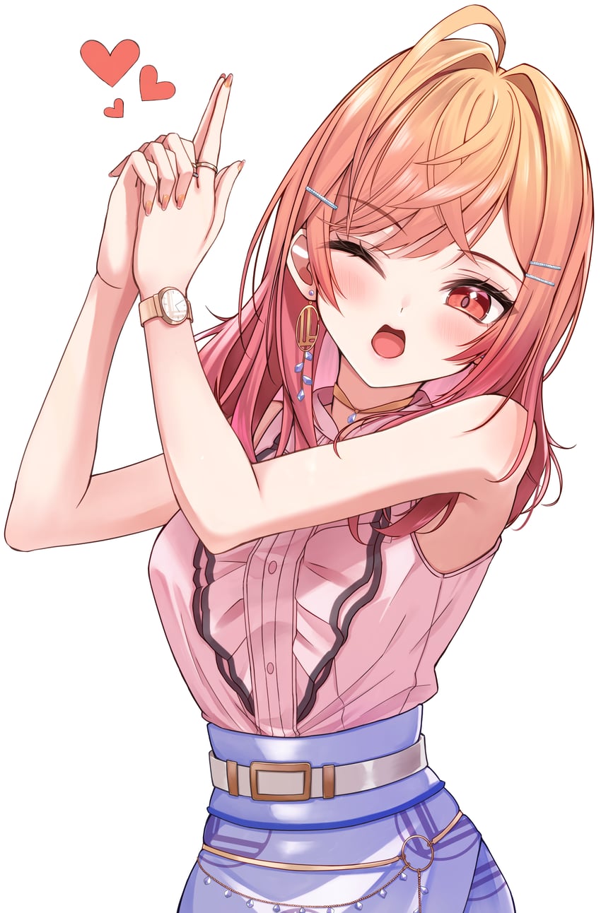 ichijou ririka (hololive and 1 more) drawn by deshihayashi18