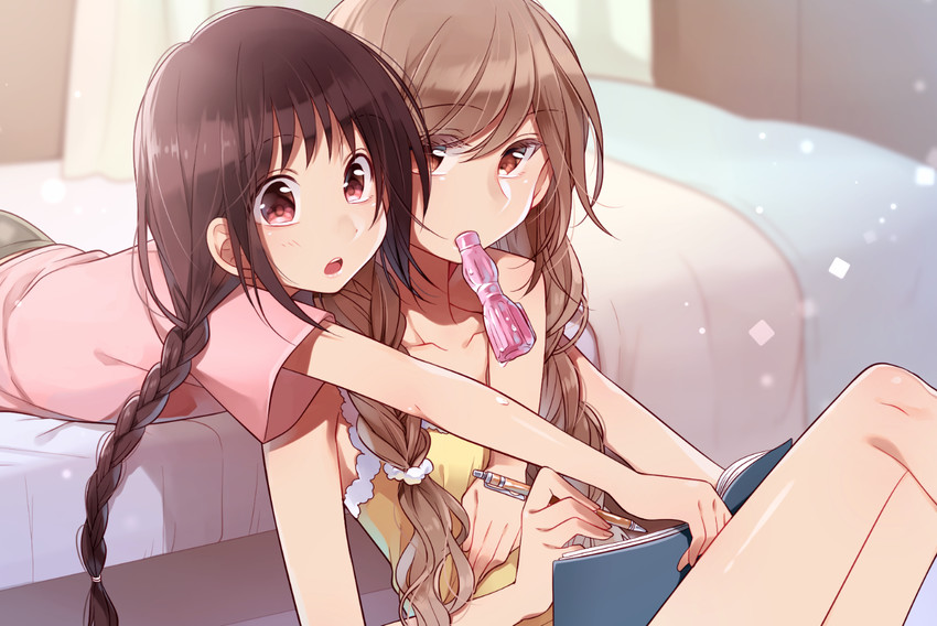 kawawa sakurako and yamabuki kasumi (futaribeya) drawn by yukiko_(tesseract)