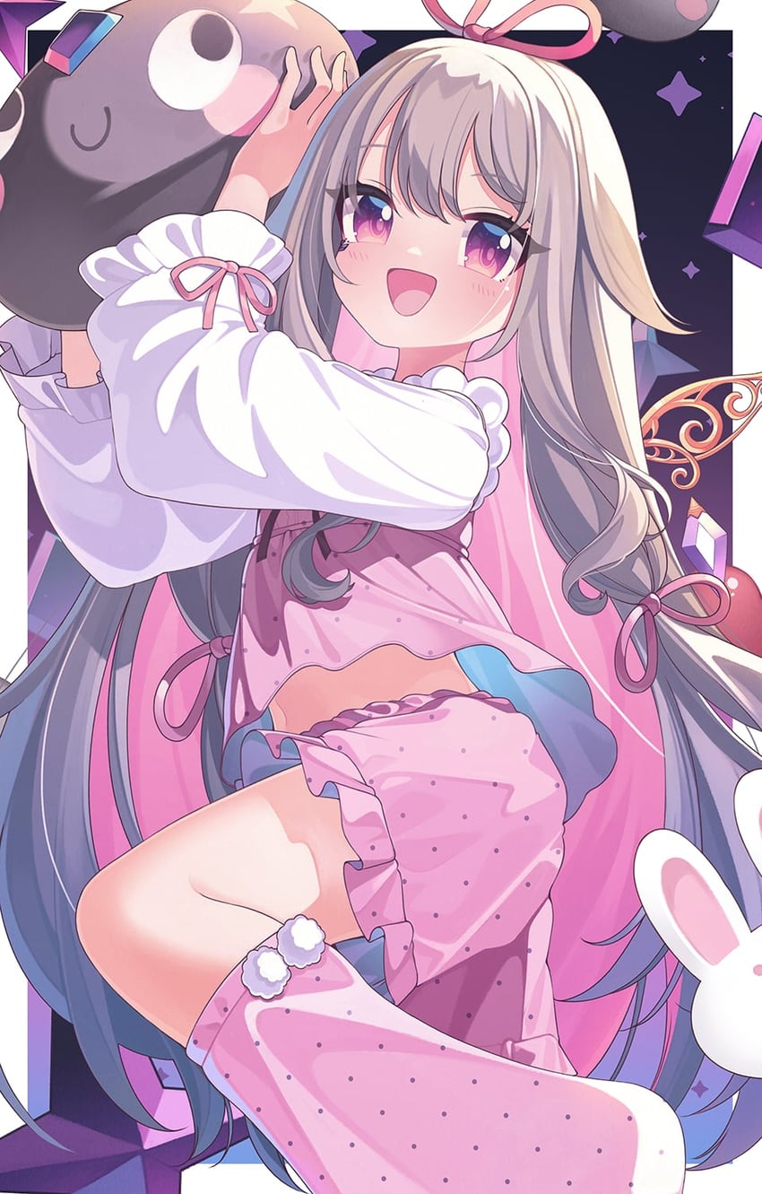 koseki bijou and pebble (hololive and 1 more) drawn by eskimofox