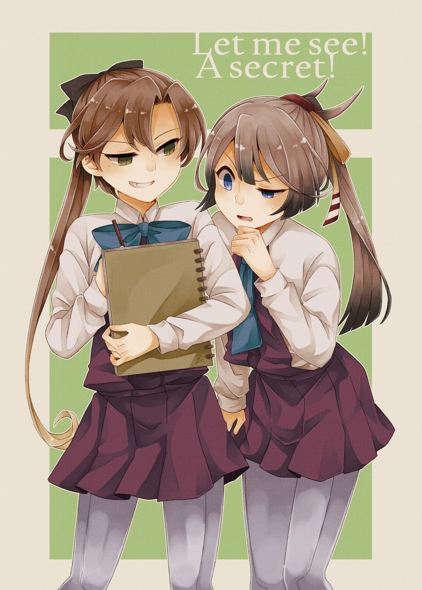 akigumo and kazagumo (kantai collection) drawn by miroku_san-ju