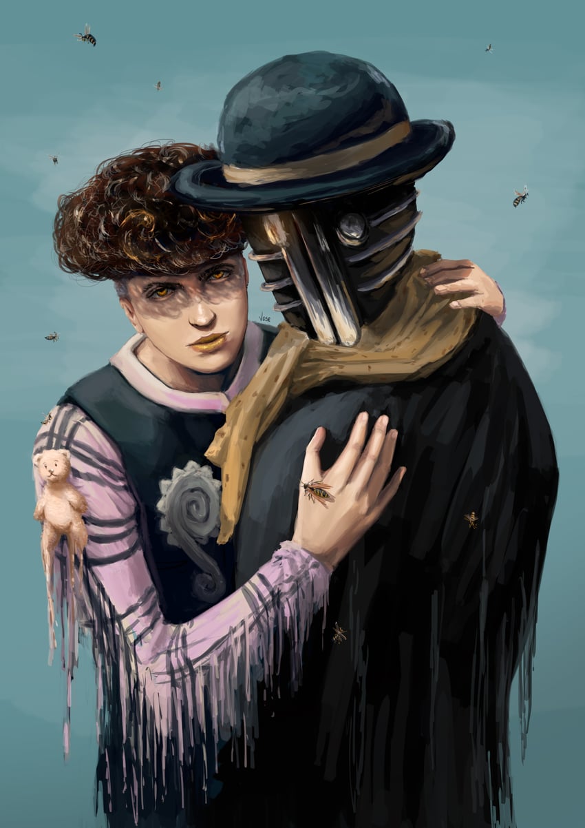 tooru and wonder of u (jojo no kimyou na bouken and 1 more) drawn by janagreniuk