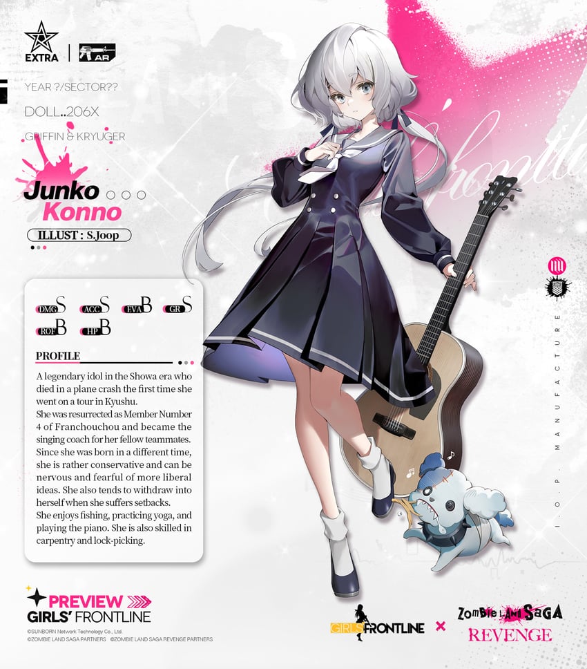 konno junko and romero (girls' frontline and 1 more) drawn by s.joop