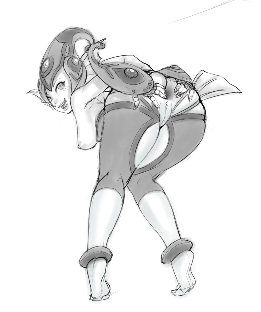 ranamon (digimon and 1 more) drawn by lm_(legoman)