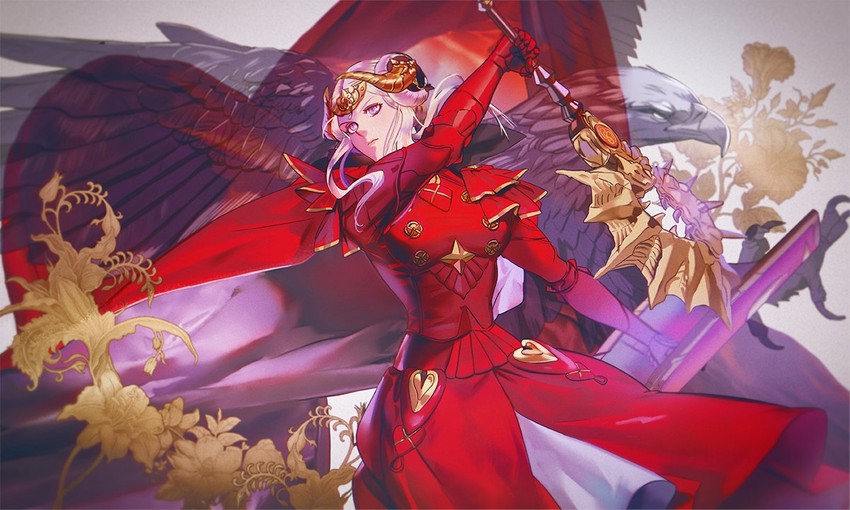 edelgard von hresvelg (fire emblem and 1 more) drawn by monana