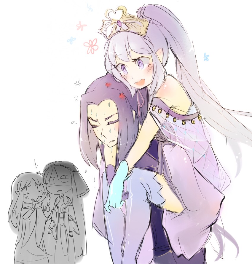 martha, medea, sasaki kojirou, and medea lily (fate and 2 more) drawn by pog_(tojlko)