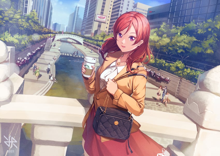 nishikino maki, hoshizora rin, and koizumi hanayo (love live! and 2 more) drawn by hiroki_ree