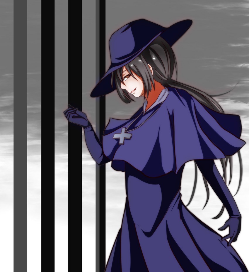 honda hanako and cardinal ximenez (asobi asobase and 2 more) drawn by rabisshu