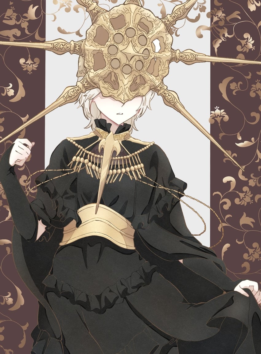 dark sun gwyndolin (dark souls and 1 more) drawn by susukeya