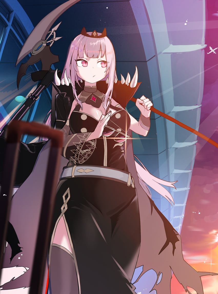 mori calliope (hololive and 1 more) drawn by honey2st
