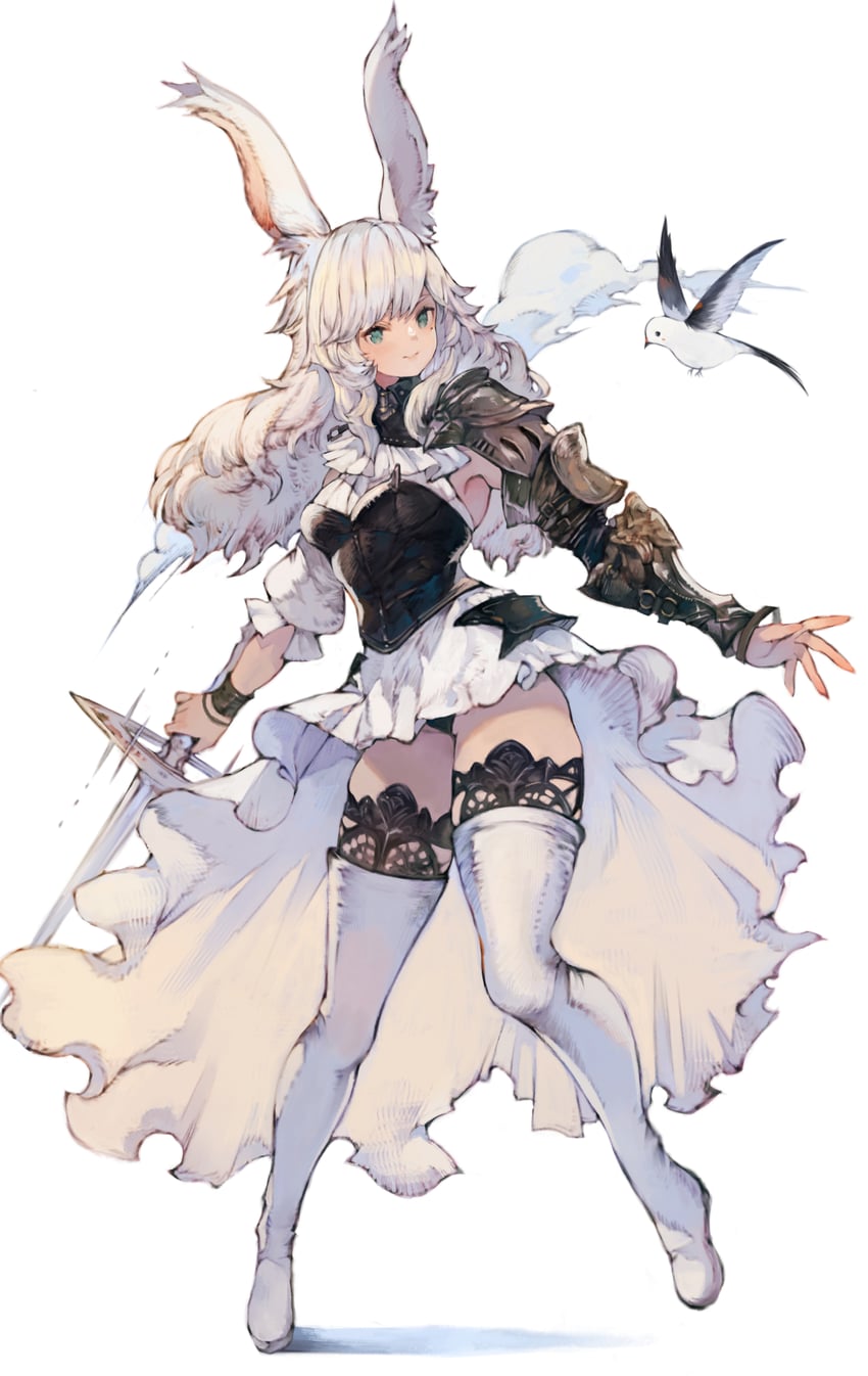 warrior of light (final fantasy and 1 more) drawn by kemomin_nosuke