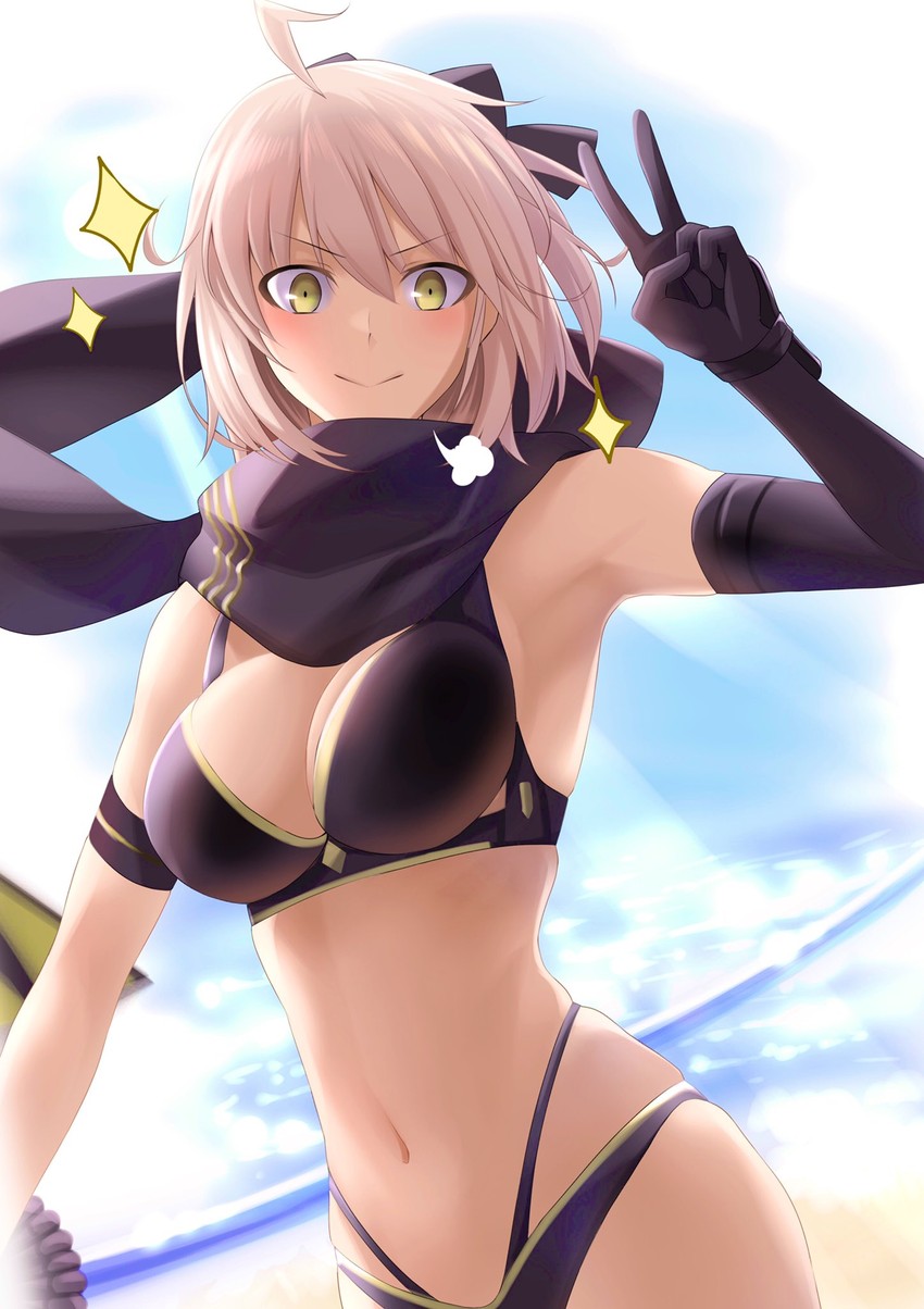 okita souji and okita j. souji (fate and 1 more) drawn by takagi_mitsukuni